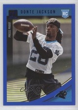 2018 Panini Donruss Rookie Press Proof Blue Donte Jackson #373 0x1