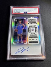 2022 Contenders #138 Jaylin Williams Rookie Ticket Premium Edition Auto PSA 9