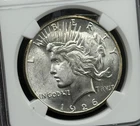 1926-S PEACE DOLLAR Silver $1 NGC MS64 Lustrous!
