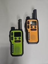 Baofeng FRS Two Way Radios Set Of 2 Walkie Talkies Flashlight Rechargeable NEW