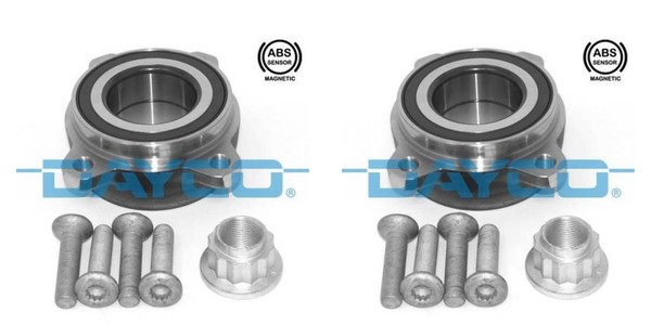 Dayco 2X Radnabe Radlagersatz Hinterachse Rechts Links FüR VW Touareg 7P5-image