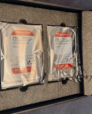 (2 Hard Drives) Western Digital 2TB WD Red Plus NASnternal HDD 5400 RPM SATA
