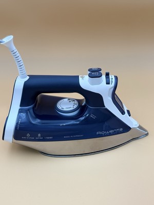 Rowenta Pro Master DW8080 Electric Steam Iron Blue 1700 Watts Auto Off Anti Drip