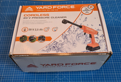 Mitteldruckreiniger Yard Force  LW C02B 20 V 22 bar Akku und Ladegerät
