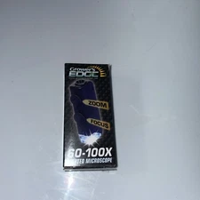 Grower's Edge Microscope 60-100X Adjustable Portable Illuminated Magnifier