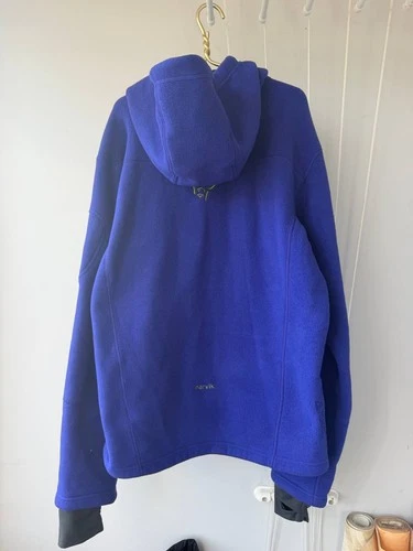 Norrona Narvik Warm3 Fleece Jacket Mens M Blue Berry Polartec Full Zip Hooded image 7