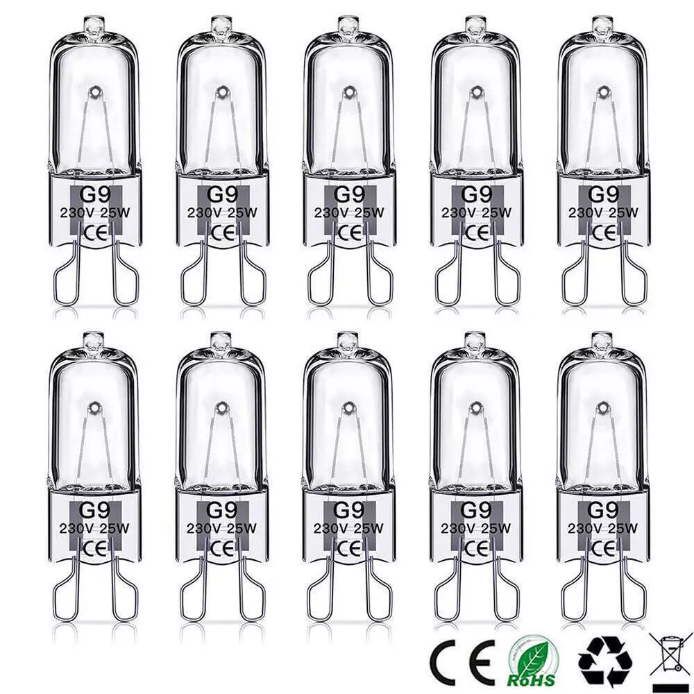 G9 Halogen Bulb 25W 40W 60W Capsule Replace Light Bulbs 230V
