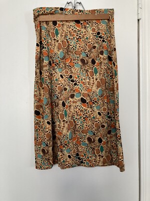 Vintage Diane Von Furstenberg Silk Skirt Size 4 New