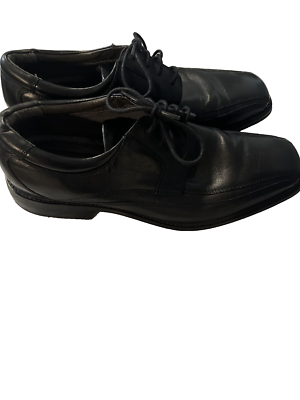 Men's Dockers Black Leather Oxford Dress Shoes Size 11 | eBay