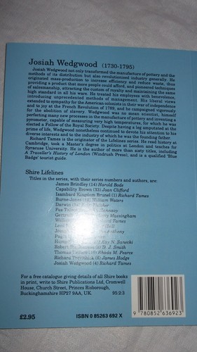 Josiah Wedgwood Lifelines 4 R. Tames ISBN 0-85263 692 X Porzellan Portlandvase - Bild 2 von 10