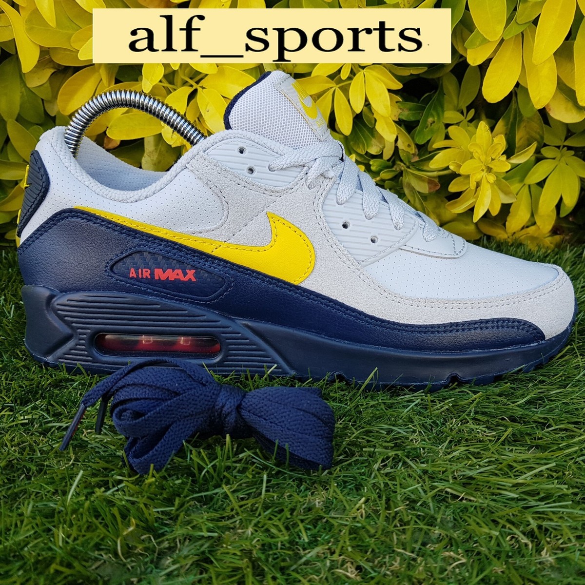 Tour Yellow Air Max 90 Yellow And Blue ❤ BNWB Authentic Nike
