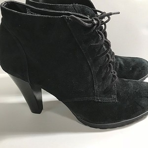 black suede shooties