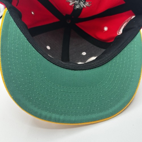 Atlanta Hawks Vintage Script Twill Snapback Cap Hat Limited Edition TOSA Red - Picture 12 of 24