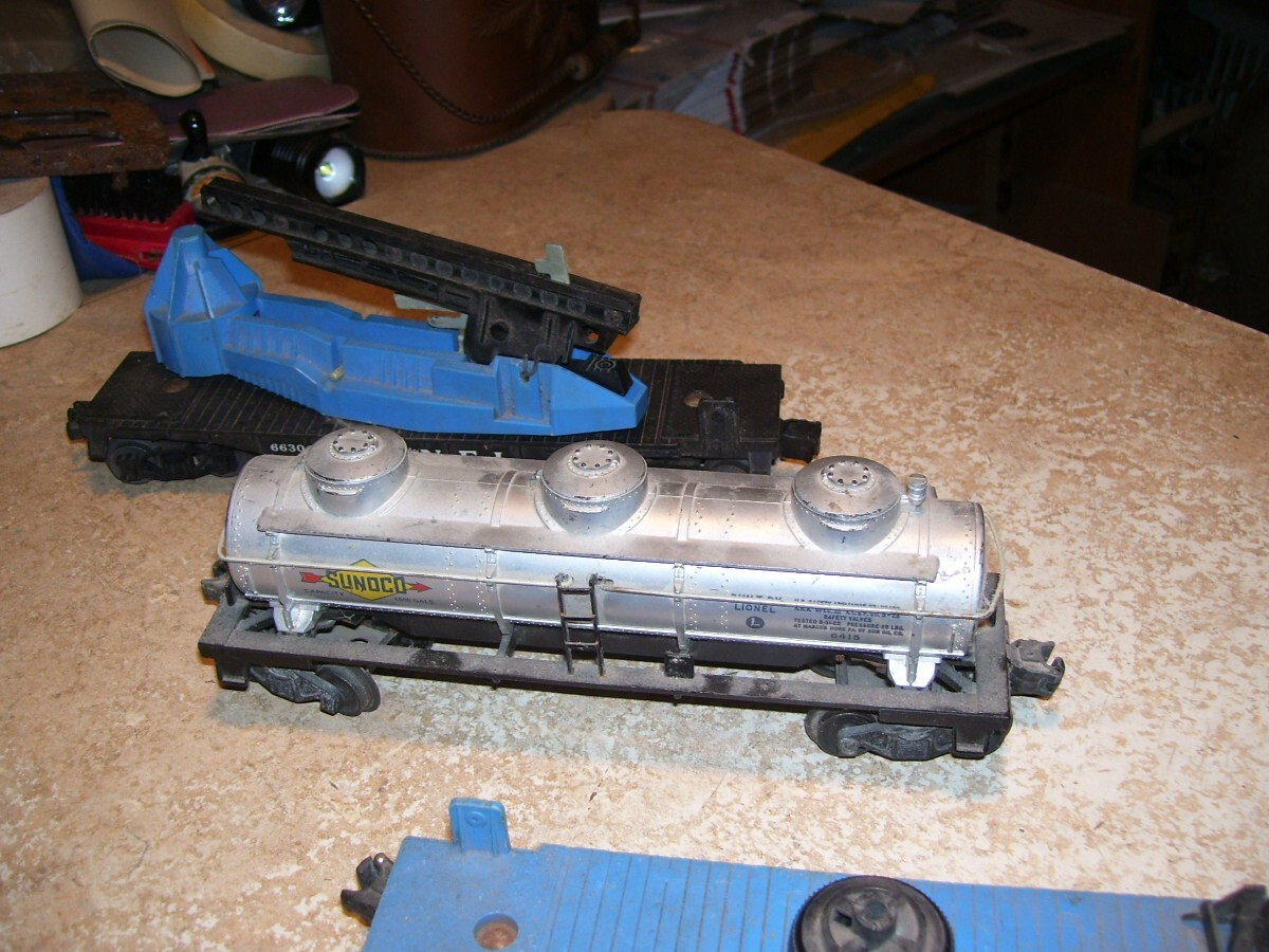 Lot 3 Four Lionel O Gauge Train Cars 6630, 6415, 3410, 6413 eBay