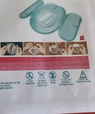 💙3M Tegaderm I.V. Transparent Adhesive Film Dressing 16!! (5 Sheets Only No Box