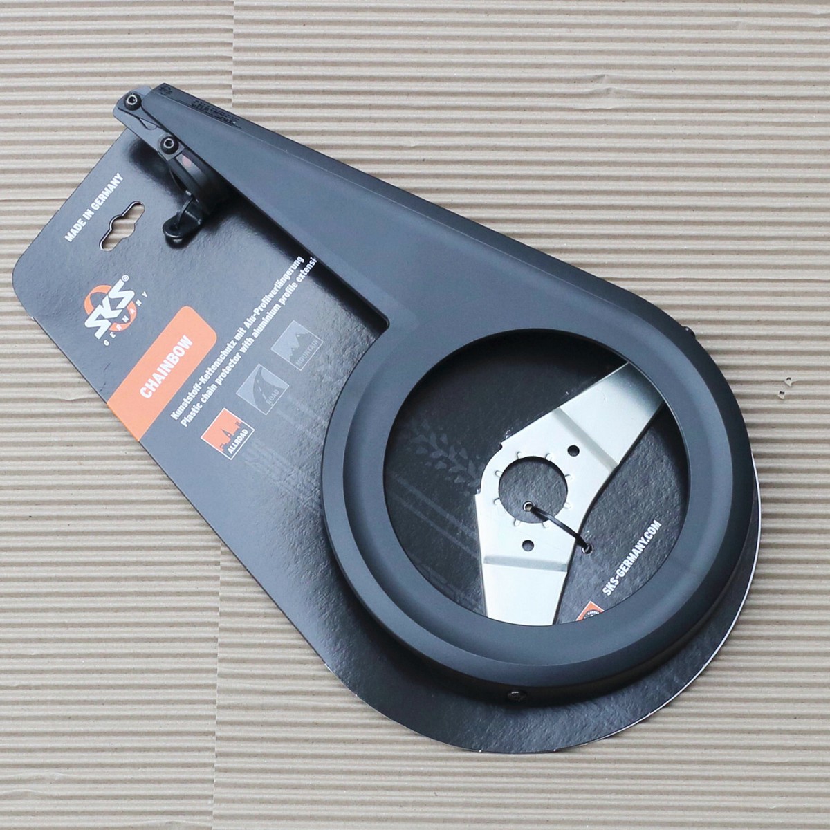 Bravien Kettenschutz Für Mountainbike - Schwarz Für 42-44 Zähne | MTB Kettenblatt-Schutz