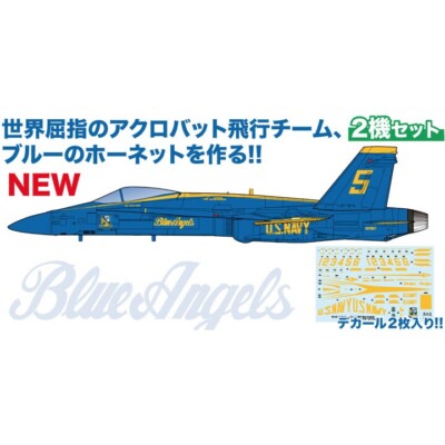 Platz #FC-23 1/144 F/A-18C Hornet BlueAngels (2 kits) | eBay Platz #FC-23 1/144 F/A-18C Hornet BlueAngels (2 kits) | eBay