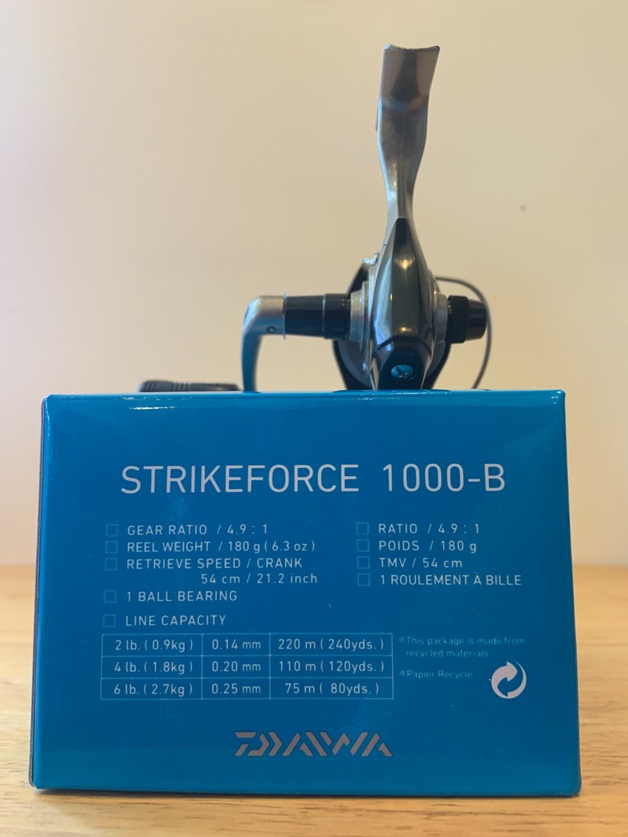 daiwa 2019 strikeforce reel Medium-Heavy Spinning with 5.3:1 Gear Ratio, 260-12-Pound Sports, Fitness & Outdoors Daiwa Strikeforce Daiwa Strikeforce 4000-B Freshwater Spinning