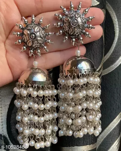 Indian Traditional Wear Women Bollywood Silver Oxidized Long