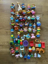 Large Lot of Little People and other toys 55+ pieces
