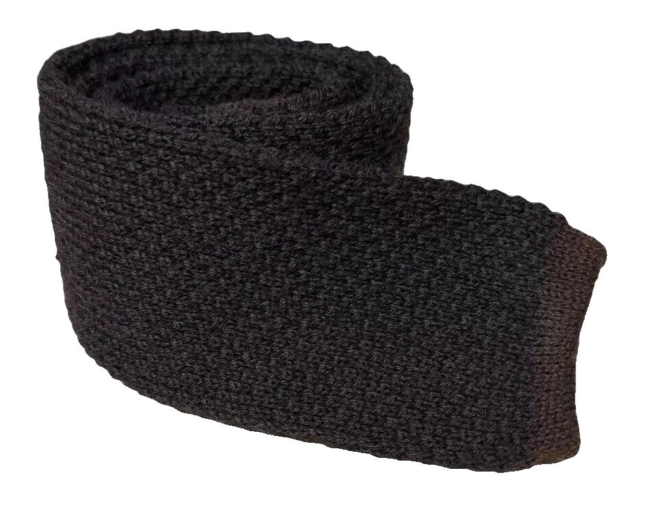 Brown 100% Woolen Solid Ties for Men