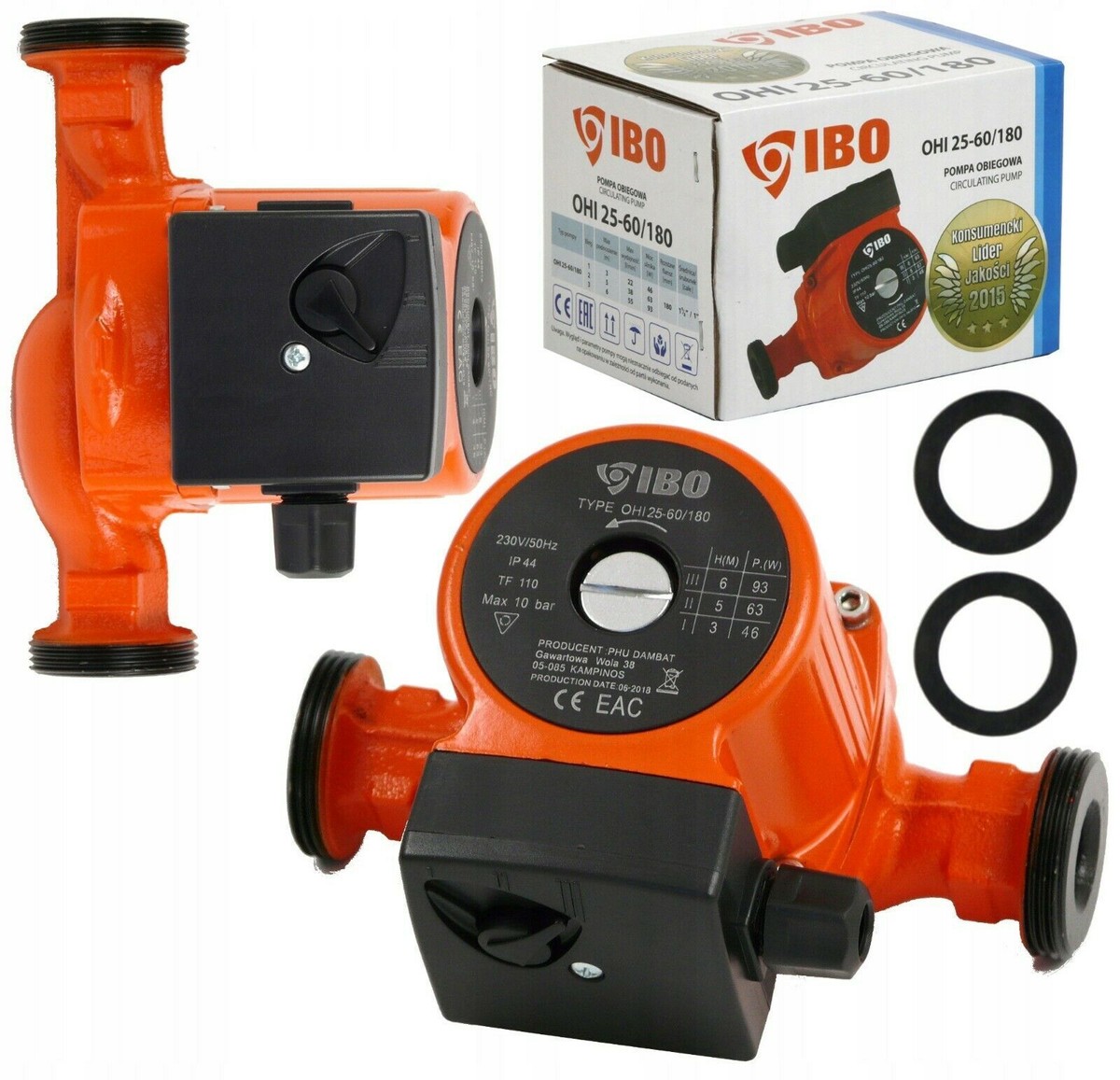 POMPA CIRCOLATORE ACQUA Elettropompa Per Caldaia Termocamino Riscaldamento 25/40 EUR 149,90