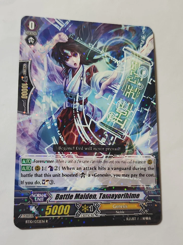 Cardfight!! Vanguard Battle Maiden, Tamayorihime - BT10/032EN R CFV Rare NM  - Image 2 of 4