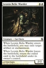 Leonin Relic-Warder Mirrodin Besieged NM+ *Mythic Relics*