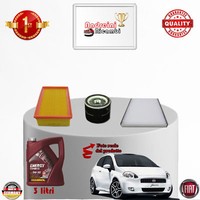 Inspektionskit Filter + ÖL Fiat Grande Punto 1.4 8V 57KW 77CV Von 2007-> 2012