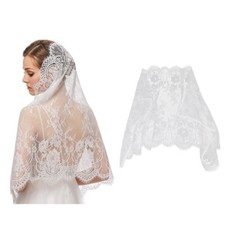 Lace Mantilla Catholic Veil Latin Mass for Infinity Veils Veils for Head Coverin