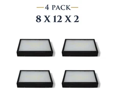4 Pack of 8 x 12 x 2 Riker Display Cases Boxes for Collectibles Arrowheads    