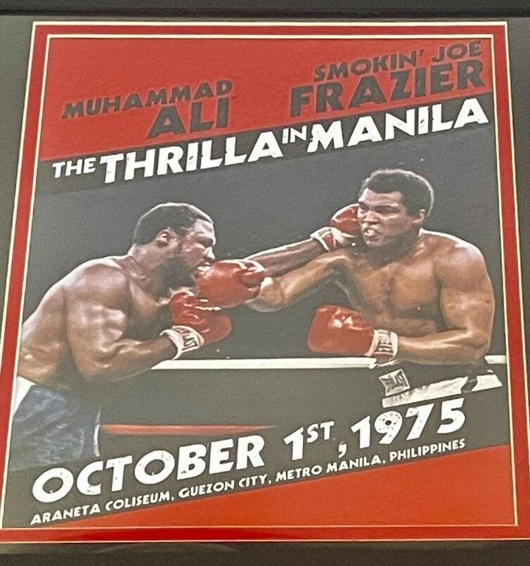 Muhammad Ali 🥊 “The Thrilla In Manila” vs. Joe Frazier October 1975 - BOXNG 🥊 - Image 2 of 4