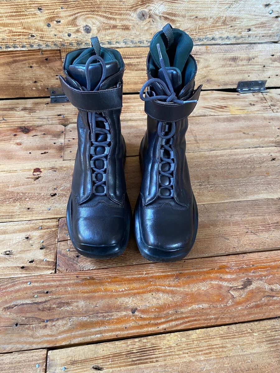Prada FW 99 platform vibram boots archives, runway hi-top Prada FW 99 platform vibram boots archives, runway hi-top