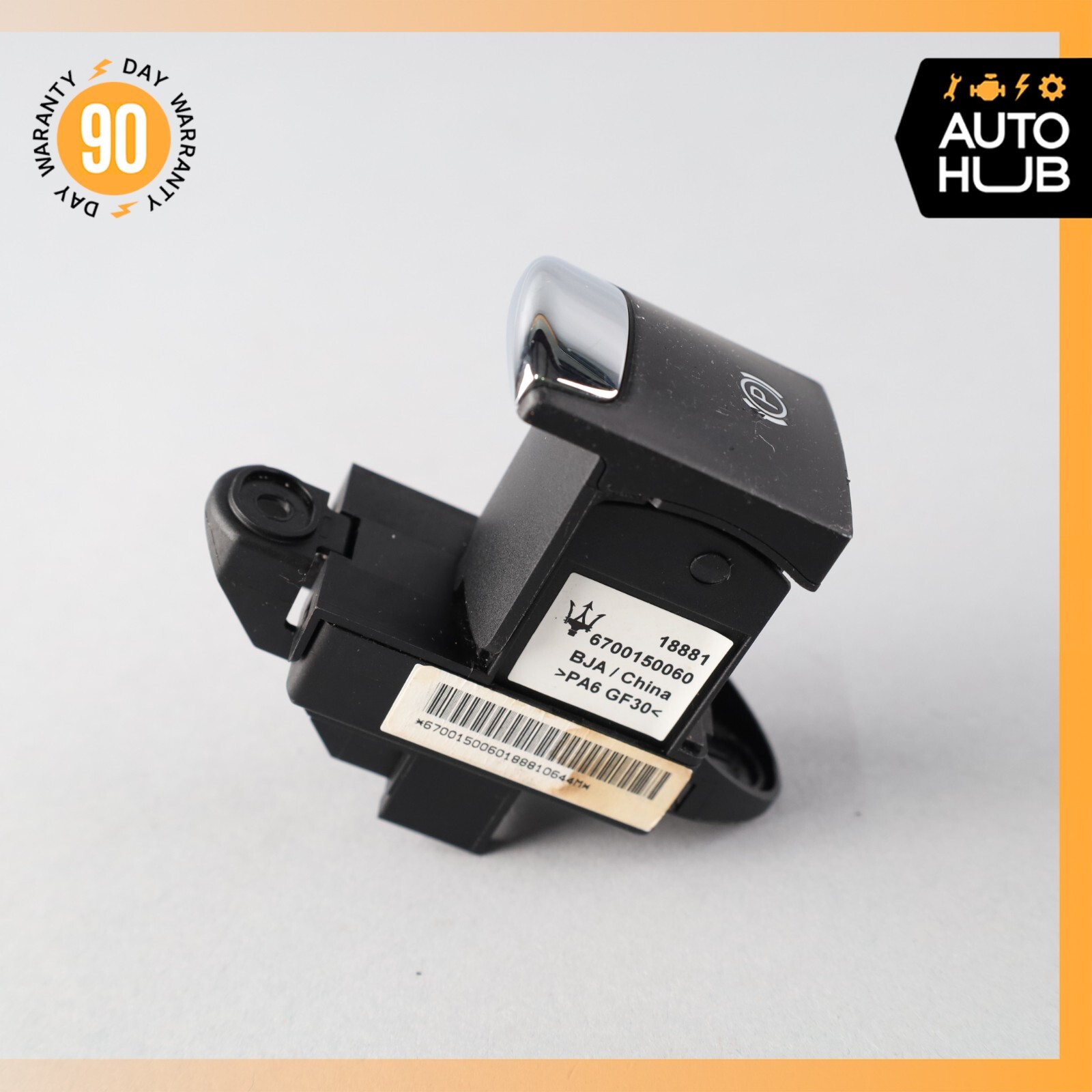 14-17 Maserati Quattroporte S Q4 Electronic Parking Button Switch 6700150060 OEM