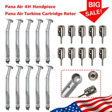 1-10* NSK Style SEASKY Dental High Speed Handpiece Push Button 4 Hole / Rotor US