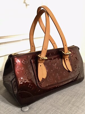 AUTH LOUIS VUITTON Rosewood Amarante Vernis FL2077 EXCELLENT