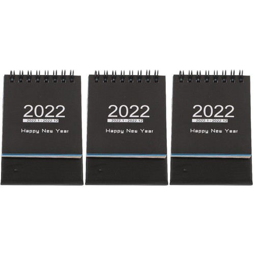 3 Count Mini Calendar Notepad Creative Paper Tabletop Office Work