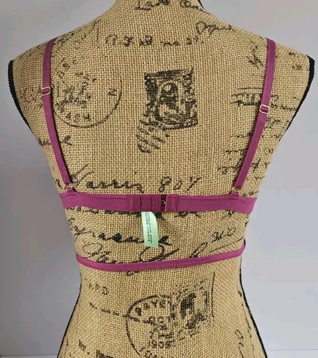 Honeydew Lucy Bralette Dark Pink Lace Bra Size Small - Image 2 of 4