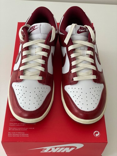 Size 9 - Nike Dunk Low Premium Vintage Red W FJ4555-100 No Lid - Picture 2 of 7