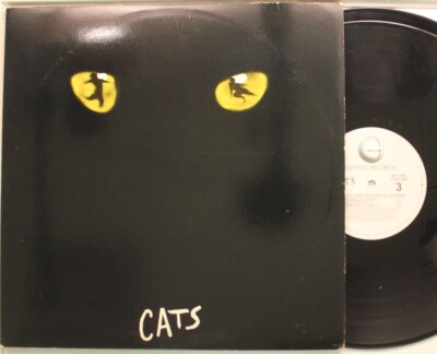 Andrew Lloyd Webber 2-Disc Lp Cats   Original Broadway Cast On Geffen - Nm / Vg+