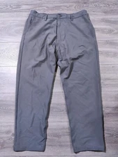 Marc New York Pants Adult 36 x 30 Gray Commuter Slim Fit Bottoms Mens