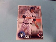 2016 Bowman Draft #BD173 Tyler Wade New York Yankees 