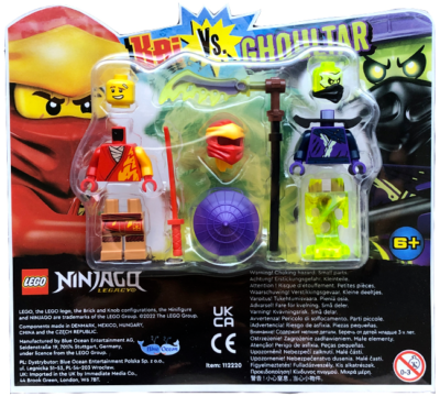 Ninjago LEGO Blister Pack 112220 Kai vs. Ghoultar Minifigure