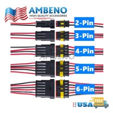 Waterproof Male/Female 5/6 Pin Way Seal Car Electrical Wire Connector Plug
