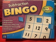 NIB Lakeshore Learning Division Bingo 'Subtraction Bingo' NEW FACTORY SEALED BOX