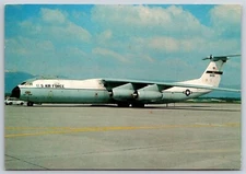 Airplane Postcard USAF Military Airlift Command C-141 Pi Card FY2