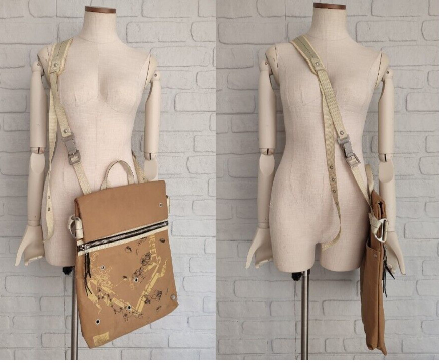 2000s Y2k Diesel Paper Bag Diesel Archive Crossbody Bag /Top  