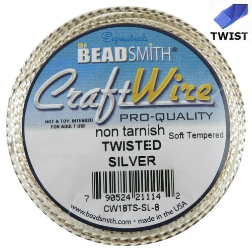 TWISTED Square Craft Wire BeadSmith 21 gauge - Picture 3 of 7
