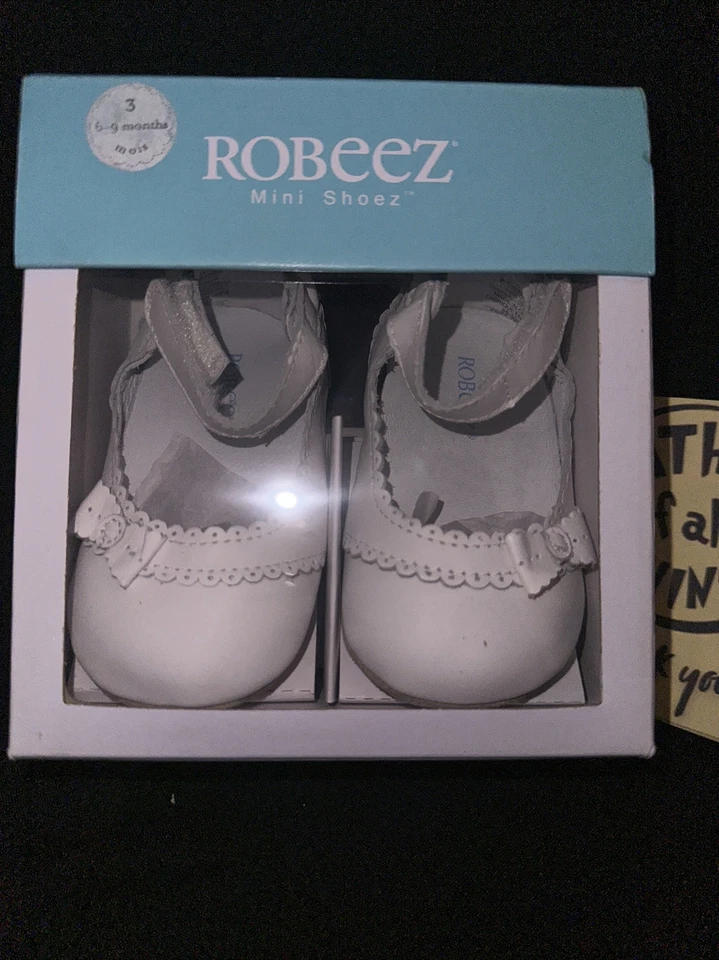 Новый размер 3 (6-9 месяцев) белый Catherine стиль девочки нарядные туфли - Изображение 2 из 4