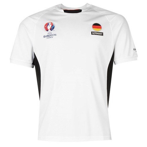 Germany UEFA Original Euro 2016 France White Polo Shirt